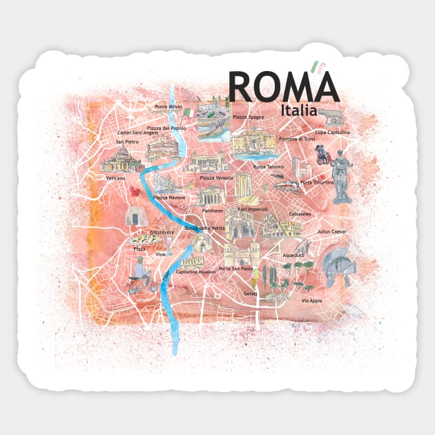 Rome Sticker by artshop77